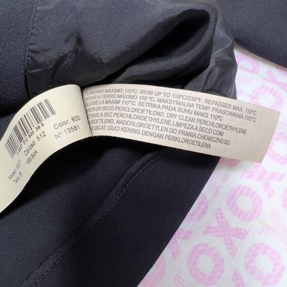 Women’s Massimo Dutti KNIT CARDIGAN WITH ZIP sz 4 Black MSRP $119 - Picture 8 of 12